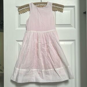 Jacadi light pink spring dress sz 6